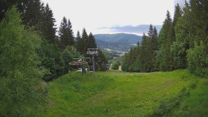 SKICENTRUM Miroslav Lipová Lázně - Výstupní stanice lanové dráhy - 12.7.2025 v 17:45