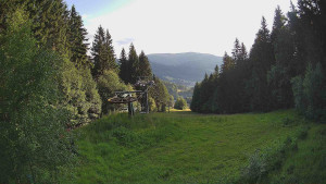 SKICENTRUM Miroslav Lipová Lázně - Výstupní stanice lanové dráhy - 19.7.2025 v 06:45
