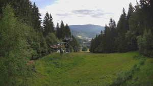 SKICENTRUM Miroslav Lipová Lázně - Výstupní stanice lanové dráhy - 19.7.2025 v 07:45