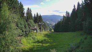SKICENTRUM Miroslav Lipová Lázně - Výstupní stanice lanové dráhy - 19.7.2025 v 08:45