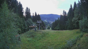 SKICENTRUM Miroslav Lipová Lázně - Výstupní stanice lanové dráhy - 13.9.2025 v 06:45