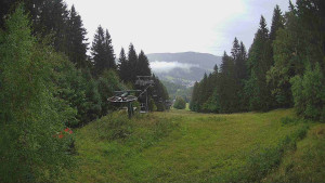 SKICENTRUM Miroslav Lipová Lázně - Výstupní stanice lanové dráhy - 13.9.2025 v 10:45