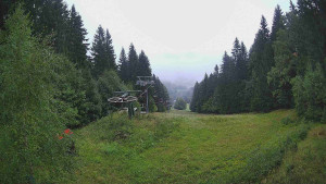 SKICENTRUM Miroslav Lipová Lázně - Výstupní stanice lanové dráhy - 13.9.2025 v 12:45