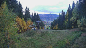 SKICENTRUM Miroslav Lipová Lázně - Výstupní stanice lanové dráhy - 18.10.2025 v 07:45
