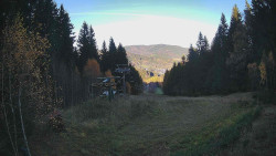 Výstupní stanice lanové dráhy