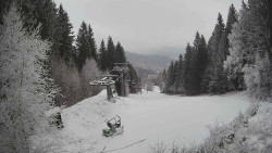 Výstupní stanice lanové dráhy