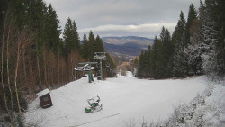 Výstupní stanice lanové dráhy