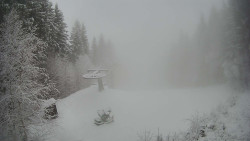 Výstupní stanice lanové dráhy