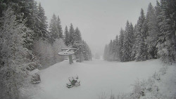 Výstupní stanice lanové dráhy