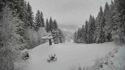 Výstupní stanice lanové dráhy