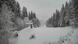 Výstupní stanice lanové dráhy