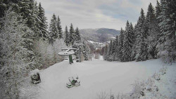 Výstupní stanice lanové dráhy