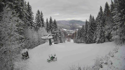 Výstupní stanice lanové dráhy