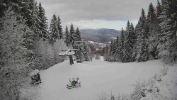 Výstupní stanice lanové dráhy