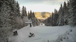 Výstupní stanice lanové dráhy