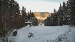 Výstupní stanice lanové dráhy