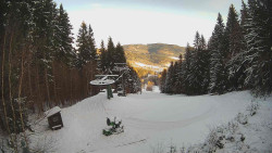 Výstupní stanice lanové dráhy