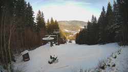 Výstupní stanice lanové dráhy