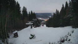 Výstupní stanice lanové dráhy