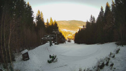 Výstupní stanice lanové dráhy