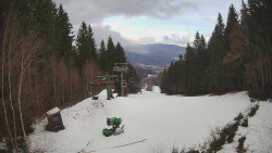 Výstupní stanice lanové dráhy