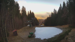 SKICENTRUM Miroslav Lipová Lázně - Výstupní stanice lanové dráhy - 19.12.2025 v 08:45