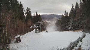 SKICENTRUM Miroslav Lipová Lázně - Výstupní stanice lanové dráhy - 30.12.2025 v 07:45