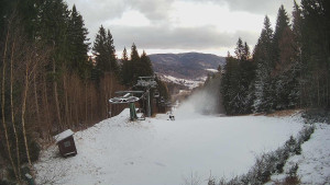 SKICENTRUM Miroslav Lipová Lázně - Výstupní stanice lanové dráhy - 30.12.2025 v 08:00