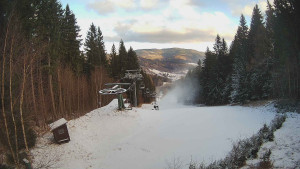 SKICENTRUM Miroslav Lipová Lázně - Výstupní stanice lanové dráhy - 30.12.2025 v 08:45