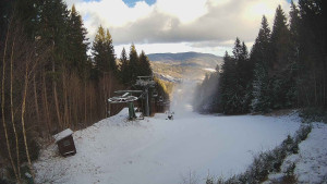 SKICENTRUM Miroslav Lipová Lázně - Výstupní stanice lanové dráhy - 30.12.2025 v 11:15