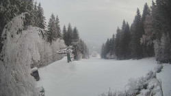 Výstupní stanice lanové dráhy