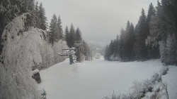 Výstupní stanice lanové dráhy