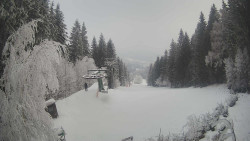 Výstupní stanice lanové dráhy