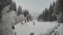 Výstupní stanice lanové dráhy