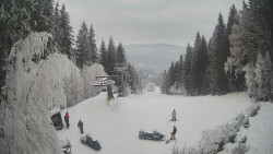 Výstupní stanice lanové dráhy