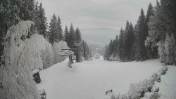 Výstupní stanice lanové dráhy