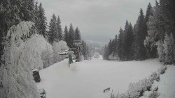 Výstupní stanice lanové dráhy