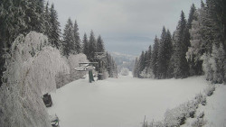 Výstupní stanice lanové dráhy