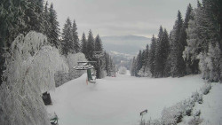 Výstupní stanice lanové dráhy