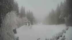 Výstupní stanice lanové dráhy