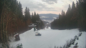 SKICENTRUM Miroslav Lipová Lázně - Výstupní stanice lanové dráhy - 5.2.2026 v 07:30