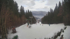 SKICENTRUM Miroslav Lipová Lázně - Výstupní stanice lanové dráhy - 5.2.2026 v 14:15