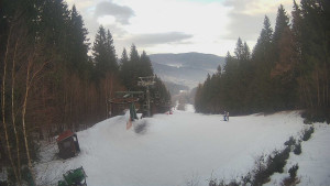 SKICENTRUM Miroslav Lipová Lázně - Výstupní stanice lanové dráhy - 5.2.2026 v 15:15