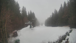 Výstupní stanice lanové dráhy