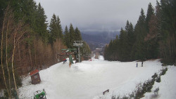 Výstupní stanice lanové dráhy