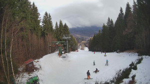 SKICENTRUM Miroslav Lipová Lázně - Výstupní stanice lanové dráhy - 12.2.2026 v 10:30