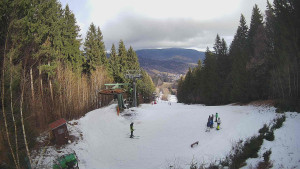 SKICENTRUM Miroslav Lipová Lázně - Výstupní stanice lanové dráhy - 12.2.2026 v 11:15