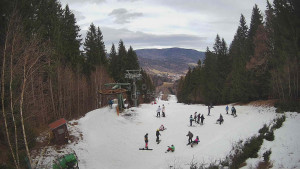SKICENTRUM Miroslav Lipová Lázně - Výstupní stanice lanové dráhy - 12.2.2026 v 13:00