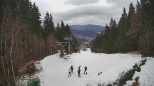 SKICENTRUM Miroslav Lipová Lázně - Výstupní stanice lanové dráhy - 12.2.2026 v 14:45