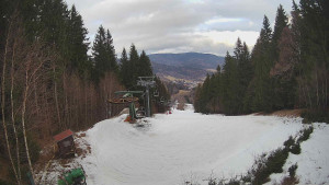 SKICENTRUM Miroslav Lipová Lázně - Výstupní stanice lanové dráhy - 12.2.2026 v 16:15